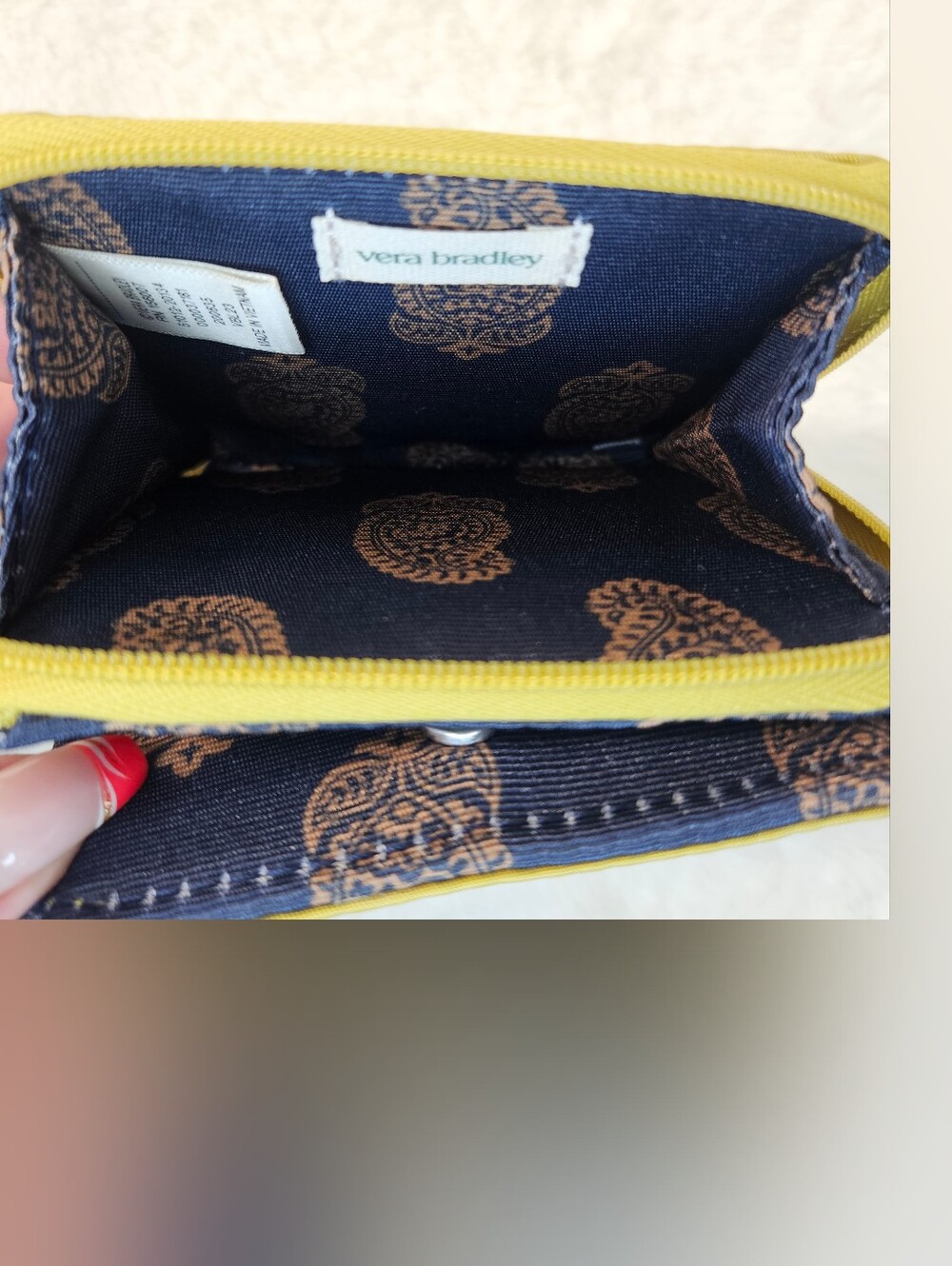 Vera Bradley Golden Olive  Wallet - Picture 7 of 7